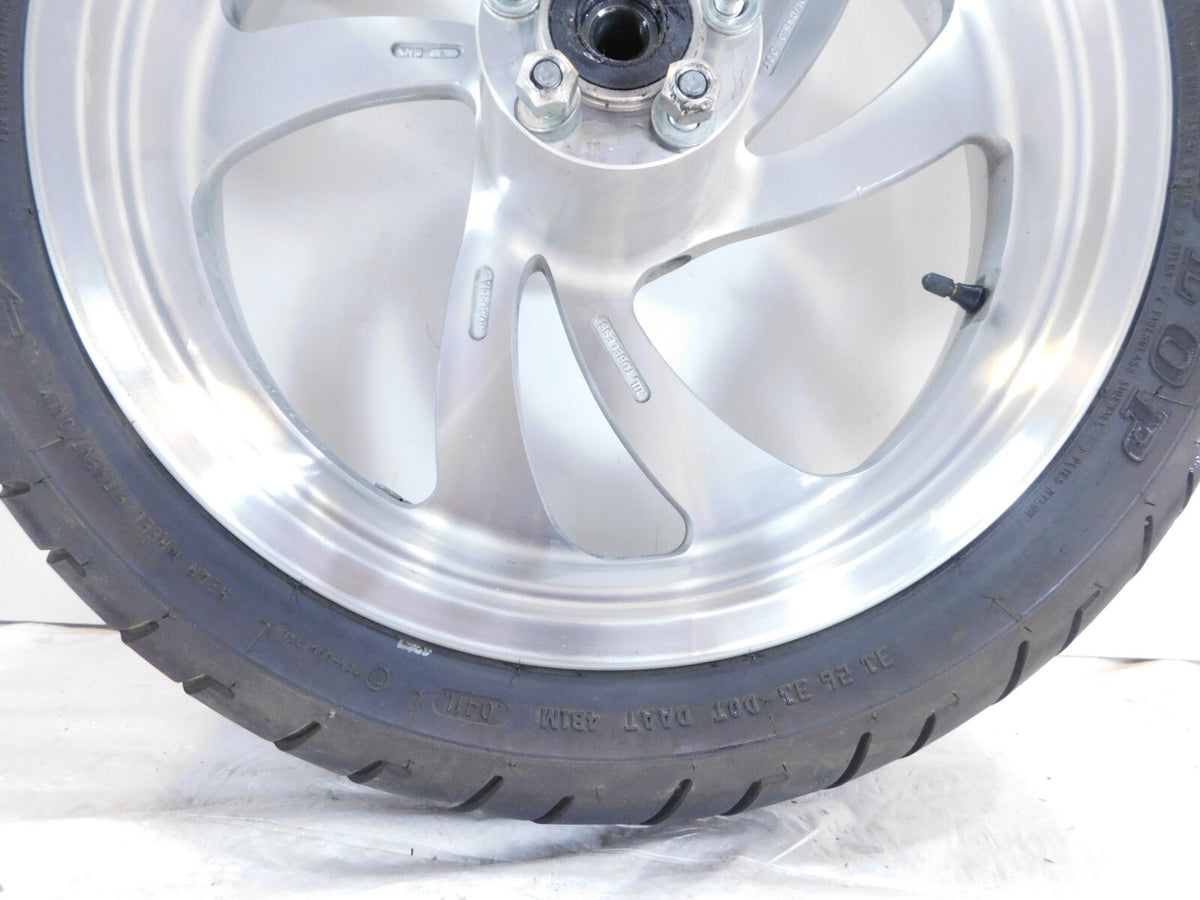2004 2005 & 2006 Victory Kingpin California Front Cast Wheel Rim w/ Tire 18"x3" - C3 Cycle