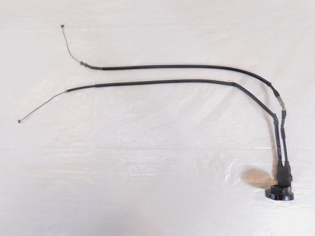 1994 Yamaha FZR1000 OEM Front Push/Pull Handlebar Throttle Cables Lines - C3 Cycle