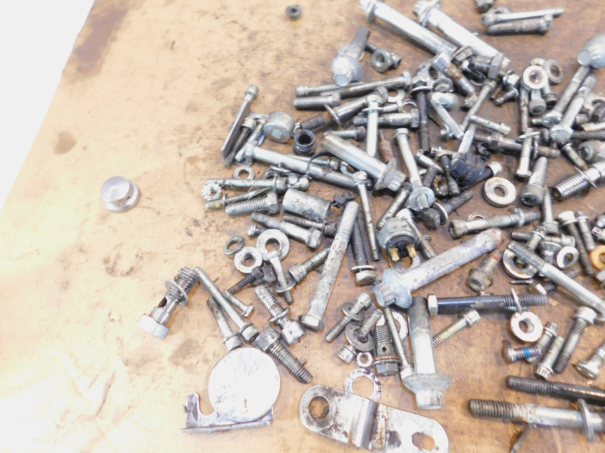 98 Harley Davidson Dyna Wide Glide FXDWG Engine Nut Bolt Brackets Parts Box Lot - C3 Cycle