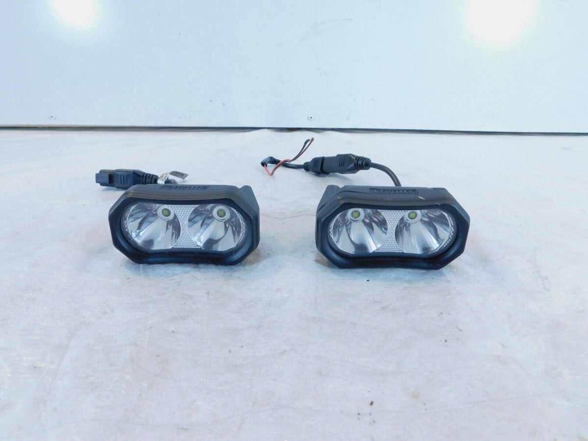 1998-01 Honda Interceptor VFR800 Traveller Front Left/Right White LED Fog Lights - C3 Cycle