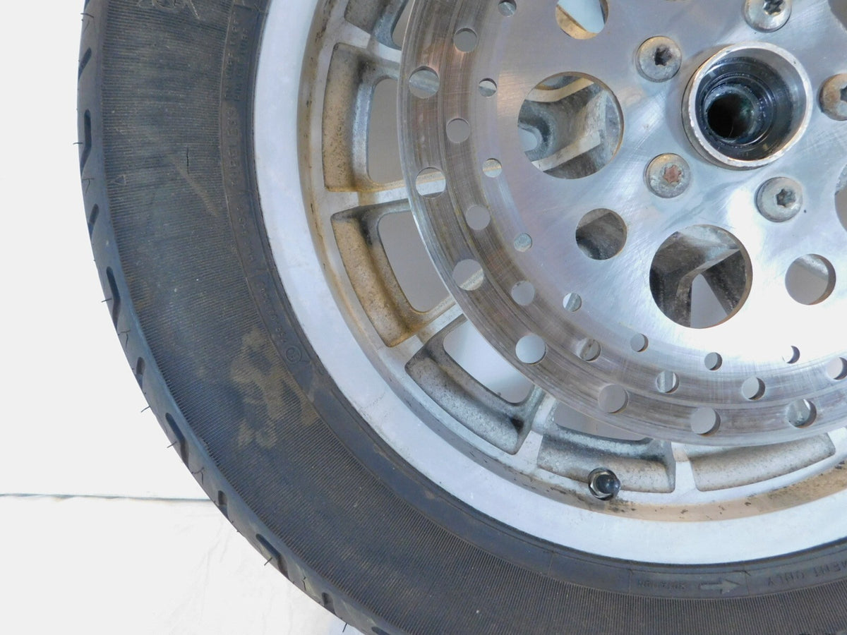 1996-1999 Harley Sportster 883 & 1200 Silver Cast Rear Wheel Rim 13 Spoke - C3 Cycle