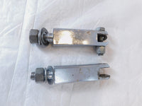 Harley EVO FXR EVO Dyna Chrome Front Highway Footpeg Peg Mount Clevis Brackets - C3 Cycle