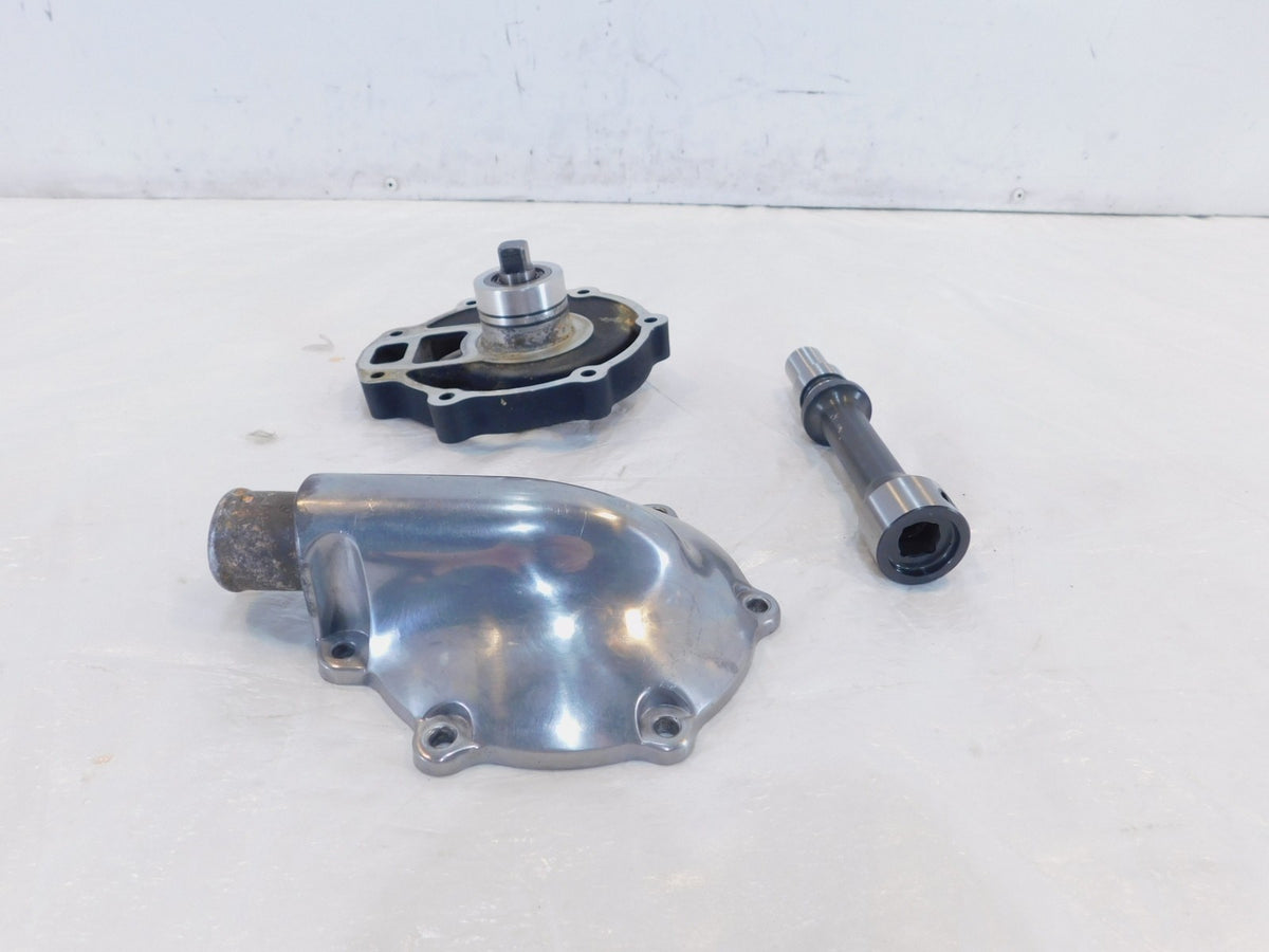 Harley Davidson V-Rod VRSC VRod Black Engine Motor Coolant Water Pump w/ Cover - C3 Cycle