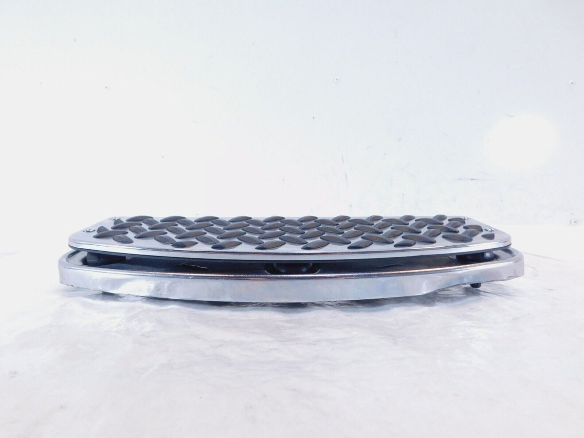 Harley Davidson Softail Road Electra Glide Right Chrome Footboard Pad & Bracket - C3 Cycle
