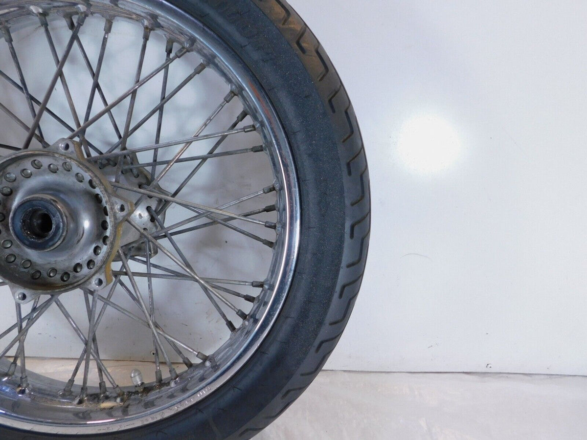 1999-2009 Yamaha V-Star 1100 XVS1100 Custom Laced Spoked Front Wheel - Bent - C3 Cycle