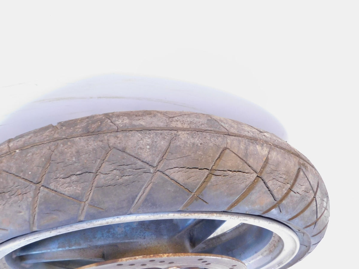 1992-1993 Kawasaki Ninja ZX6 ZX600 Front Cast Wheel Rim & Brake Disc Rotors - C3 Cycle