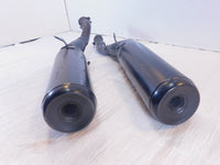 1992-1998 Yamaha Seca II XJ600S XJ 600 OEM Dual Rear Black Exhaust Pipe Mufflers - C3 Cycle