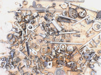 1989 89 Yamaha Virago 1100 XV1100 Misc Nut Bolt Bracket Hardware Parts Box Lot - C3 Cycle