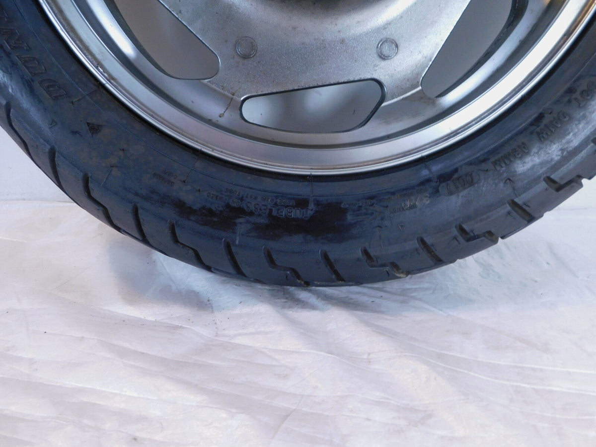Kawasaki Vulcan VN1600 Nomad 1600 Classic OEM Silver Front Cast Wheel Rim & Tire - C3 Cycle