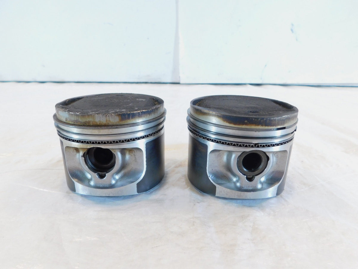 Pair Harley Davidson Sportster 883 Engine Motor Silver Cylinder Pistons Pair - C3 Cycle