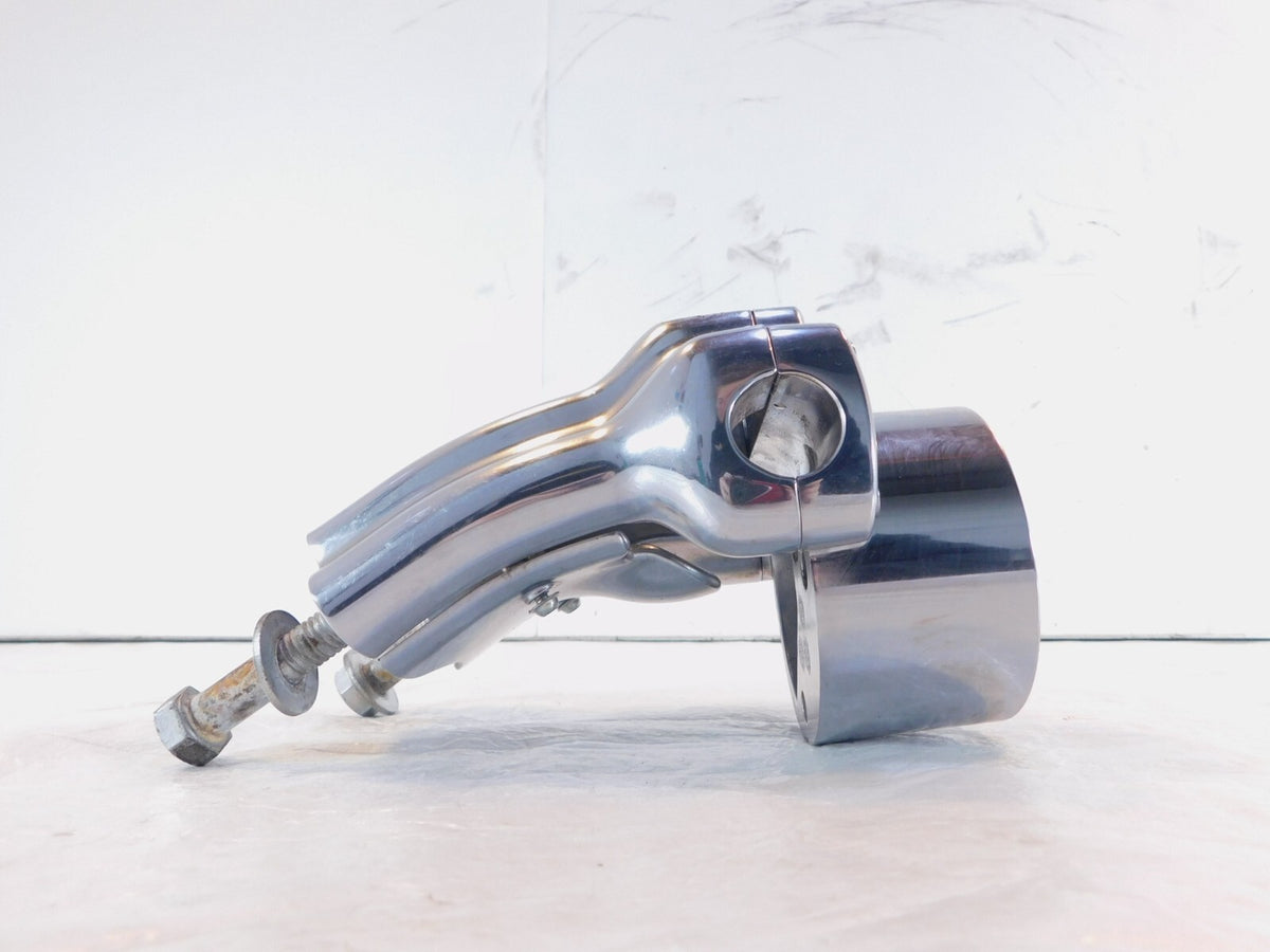 Harley Davidson Sportster 883 1200 Custom Chrome Handlebar Riser Bracket Mount - C3 Cycle