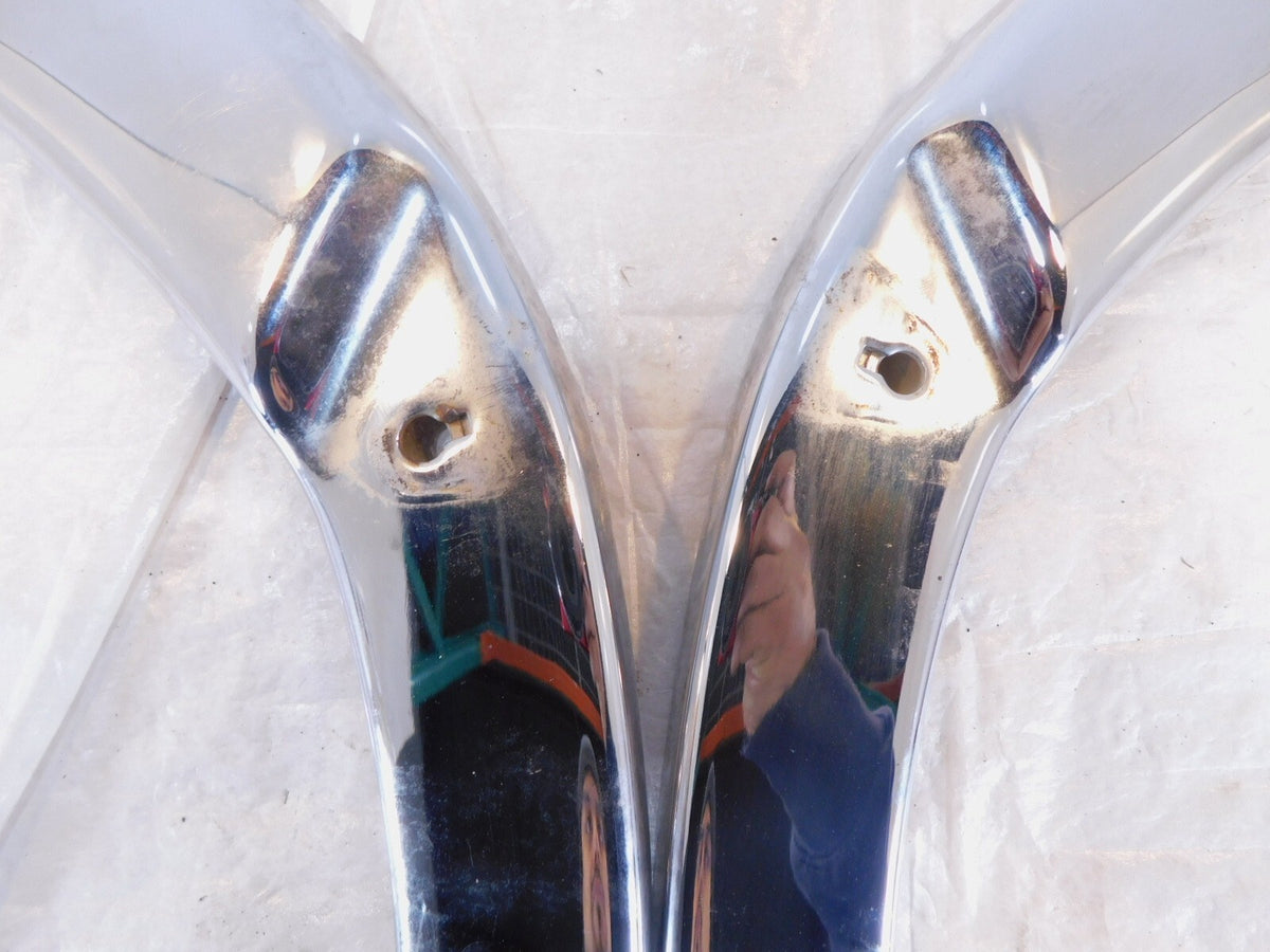Yamaha V-Star XVS 650 Classic Silverado Chrome Rear Wheel Fender Support Struts - C3 Cycle