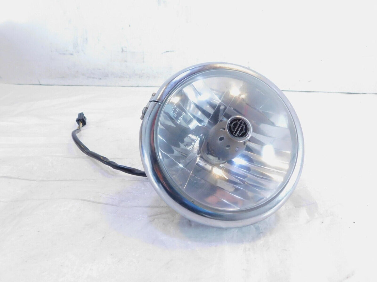 Harley Davidson Dyna Low Rider V-Rod Black Headlamp Headlight & Bucket Housing - C3 Cycle