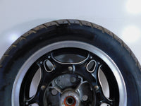 80-82 Honda CB650 CB750 Custom 650 750 Black Rear Wheel Rim & Tire 2.5"x16" - C3 Cycle