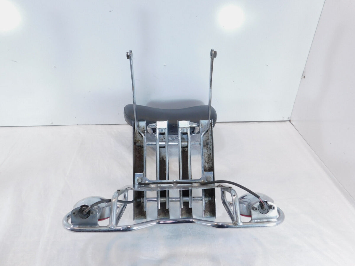 Harley Road King Electra Glide Rear Passenger Backrest Sissybar & Luggage Rack - C3 Cycle