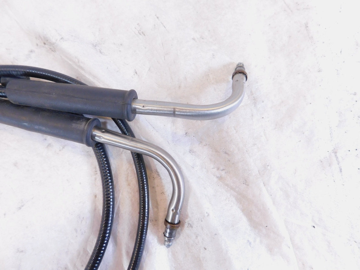 Harley Dyna Wide & Super Glide Engine Pull Push Handlebar Throttle Cables Lines - C3 Cycle