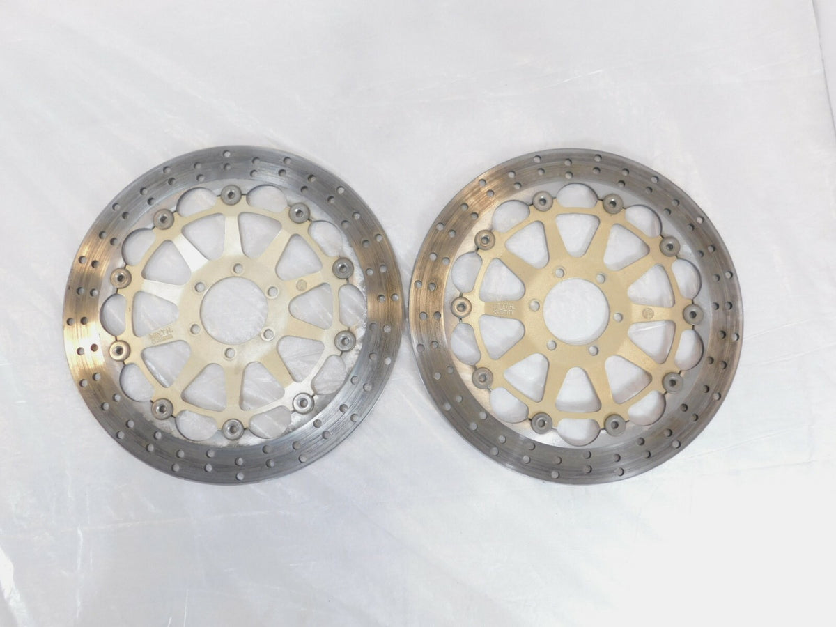 2016 16 Victory Brammo Empulse TT Front Wheel Left & Right Brake Disc Rotors - C3 Cycle