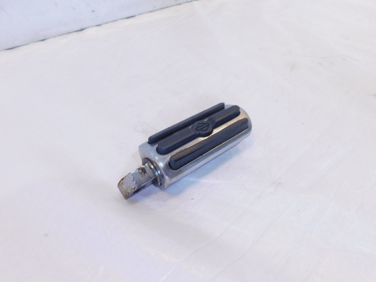 Harley Touring FXR Dyna Sportster & Softail Chrome & Rubber Footpeg Footrest - C3 Cycle