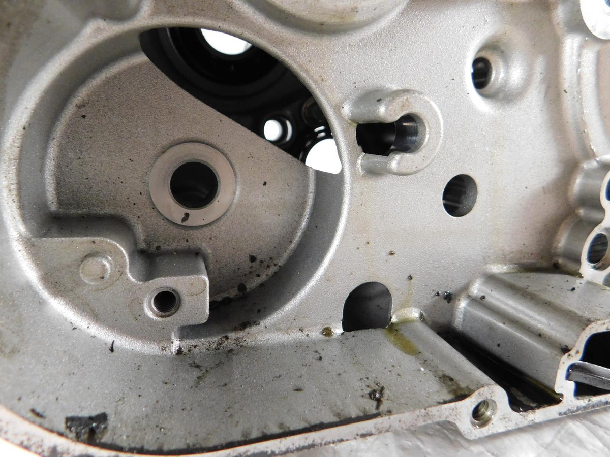 2006-2007 Kawasaki KLX250S 250 Silver Engine Motor Block Crankcase Crank Case - C3 Cycle