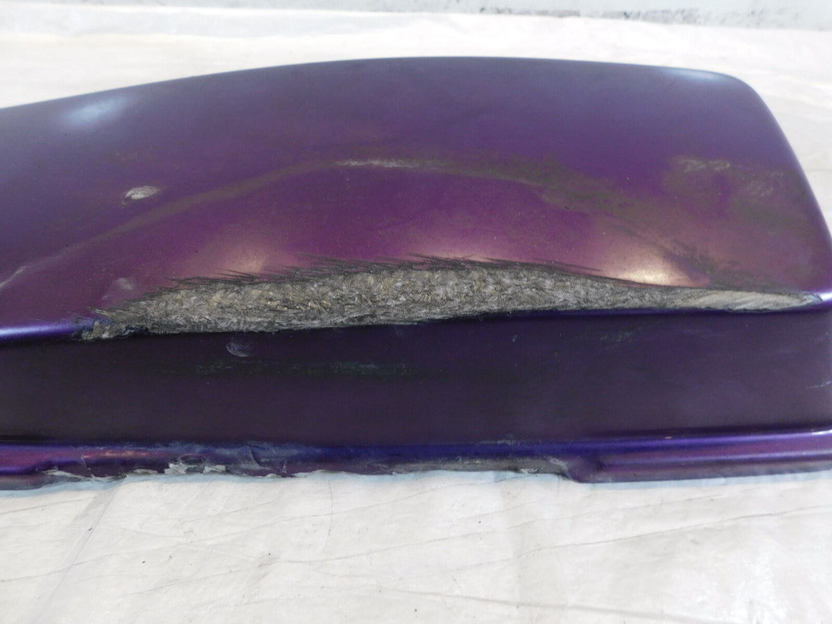 Harley Road King Street & Electra Glide Purple Right Saddlebag Cover Lid - C3 Cycle