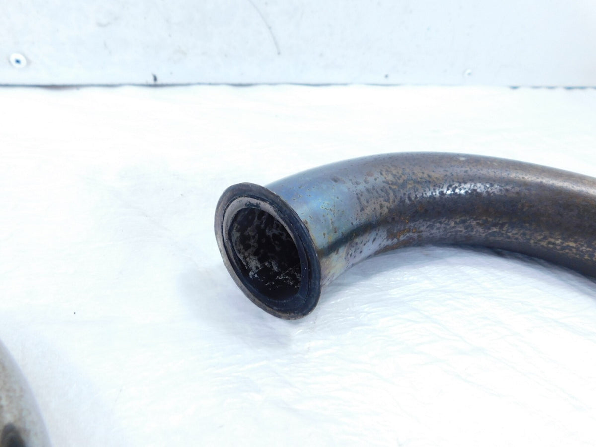 1976 76 Moto Guzzi Convert I V1000 Left/Right Front Exhaust Header Muffler Pipes - C3 Cycle