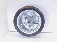 BMW R1100S R1150R R1150RS R1150RT Silver Rear Wheel Rim w/ Tire 5x17" - Bent - C3 Cycle