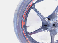 Yamaha Road Star Warrior 1700 XV1700 Black Front Wheel Rim & Tire -Slightly Bent - C3 Cycle