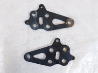 Pair Black 2008-2016 Polaris Victory Vision Engine Motor Mount Rear Brackets - C3 Cycle