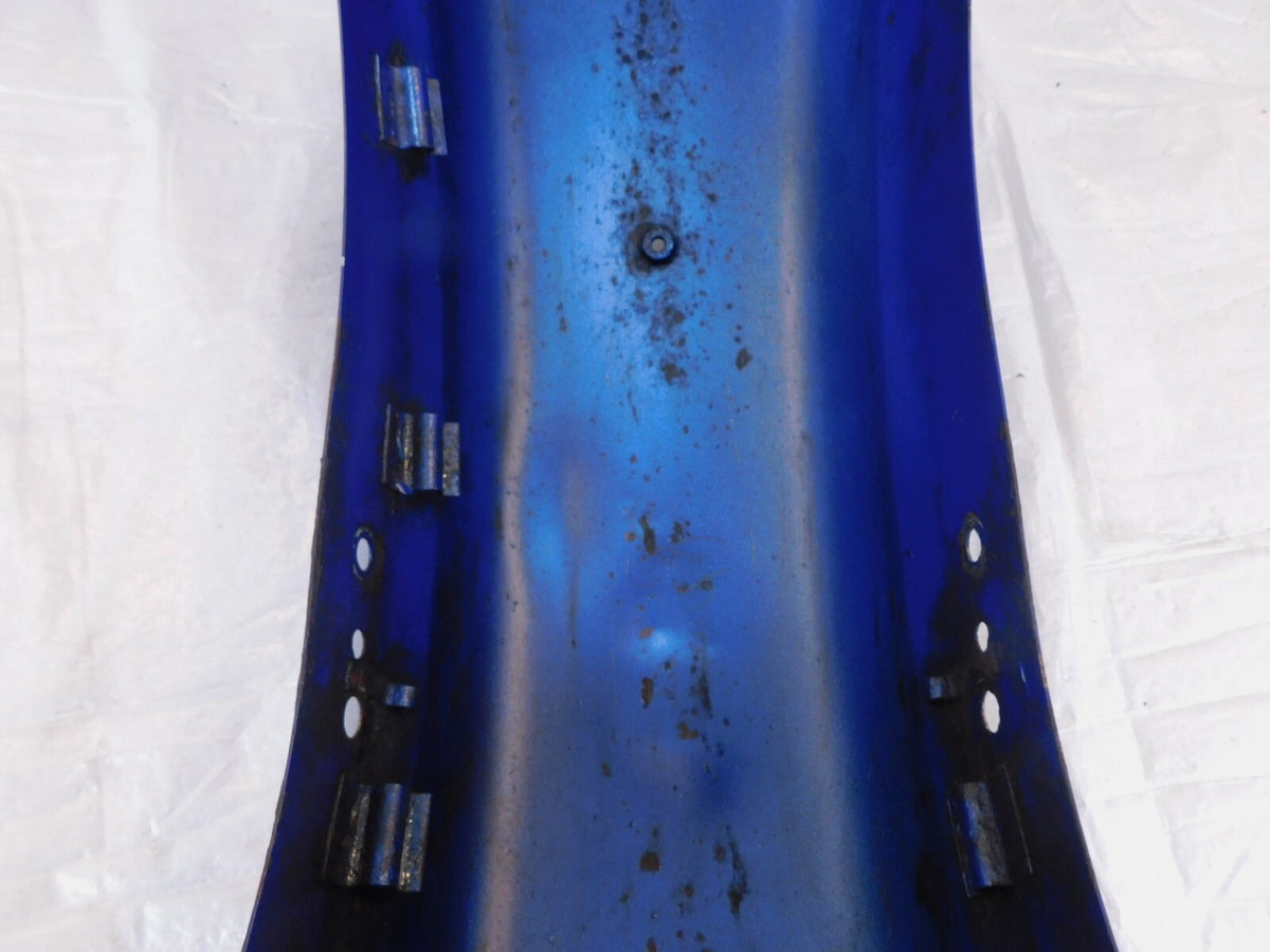 1981-1993 Harley Davidson Sportster 883 1100 1200 Silver Blue Rear Cover Fender - C3 Cycle