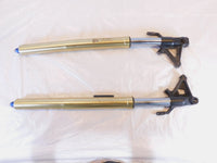 Bent 2007-2012 Triumph Tiger 1050 SE Front Wheel Suspension Fork Shock Leg Tubes - C3 Cycle