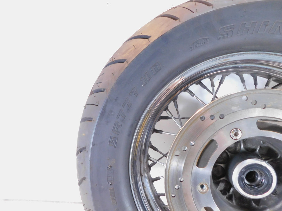 2002-2008 Triumph America Spoked Laced Rear Wheel Rim & Tire - 15" x 3.5" - C3 Cycle