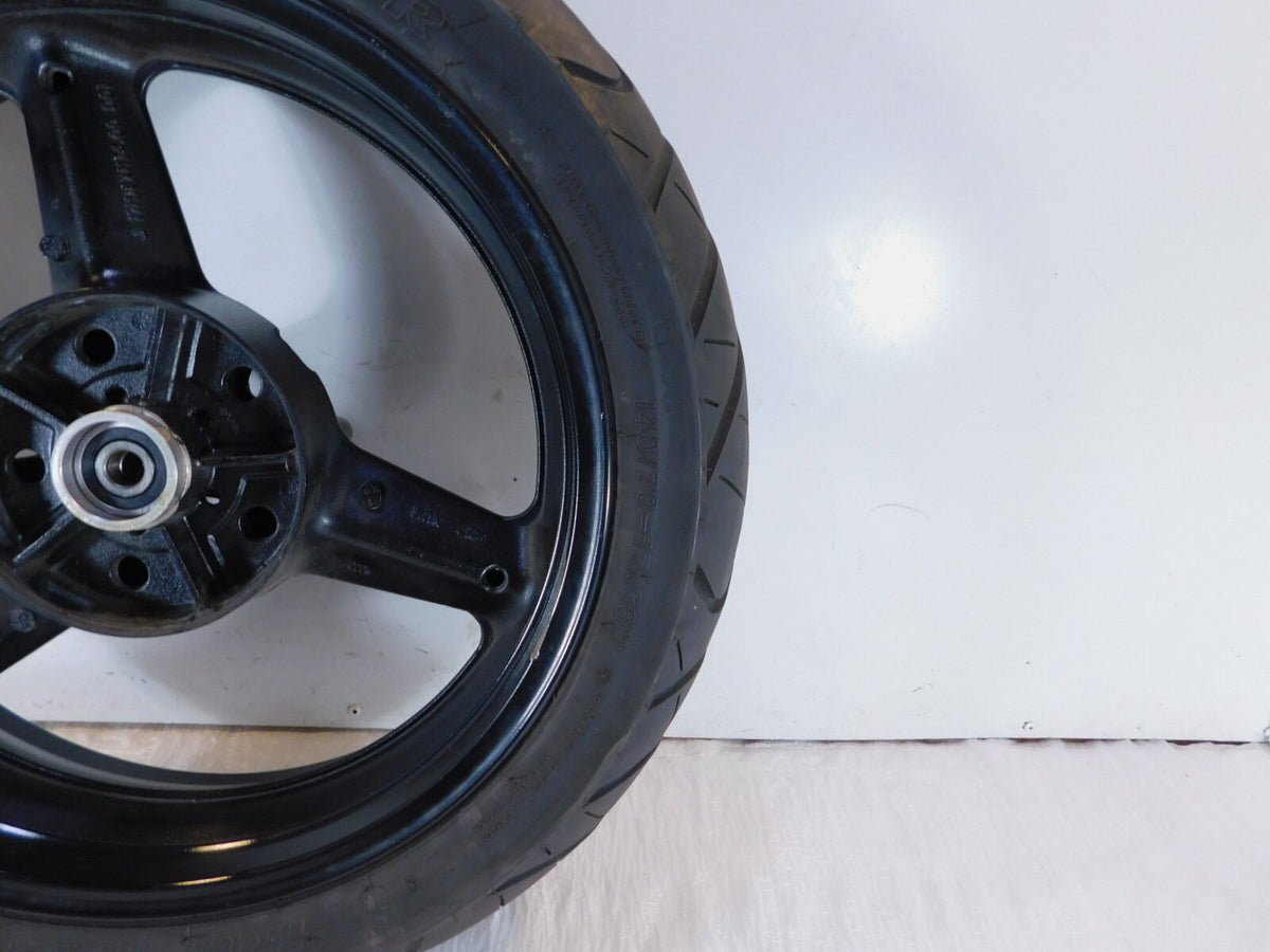 Suzuki GW250 Inazuma 250 L3 L4 L5 L7 Black Rear 3 Spoke Wheel Rim & Tire 17"x4" - C3 Cycle