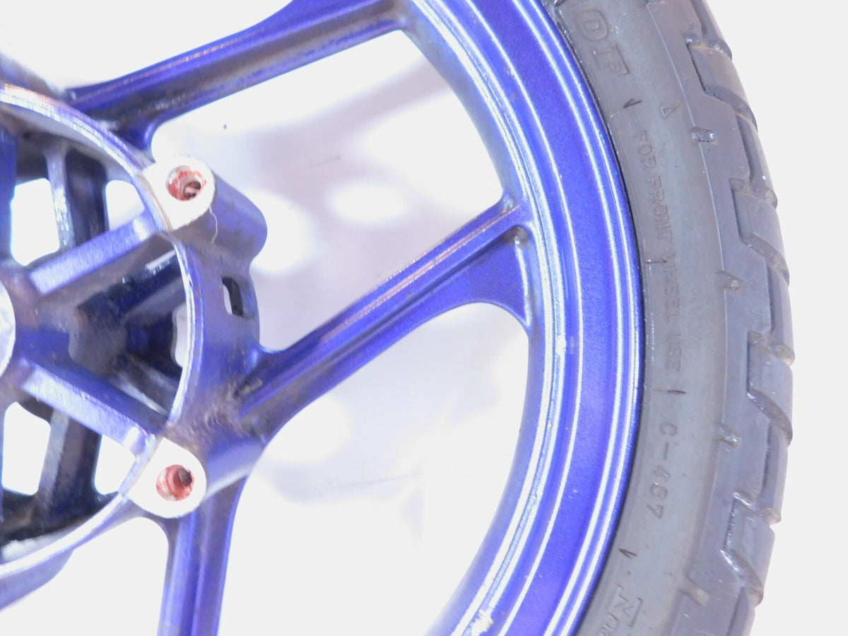 1995-2000 Kawasaki Ninja 250R EX250 Purple Front Wheel Rim 16"x2.15" - Straight - C3 Cycle