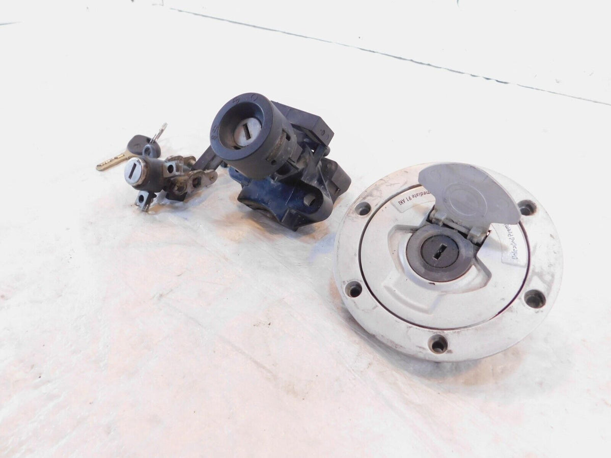 2006-2008 BMW K1200GT Ignition Switch Seat Steering Lock & Fuel Tank Cap Key Set - C3 Cycle