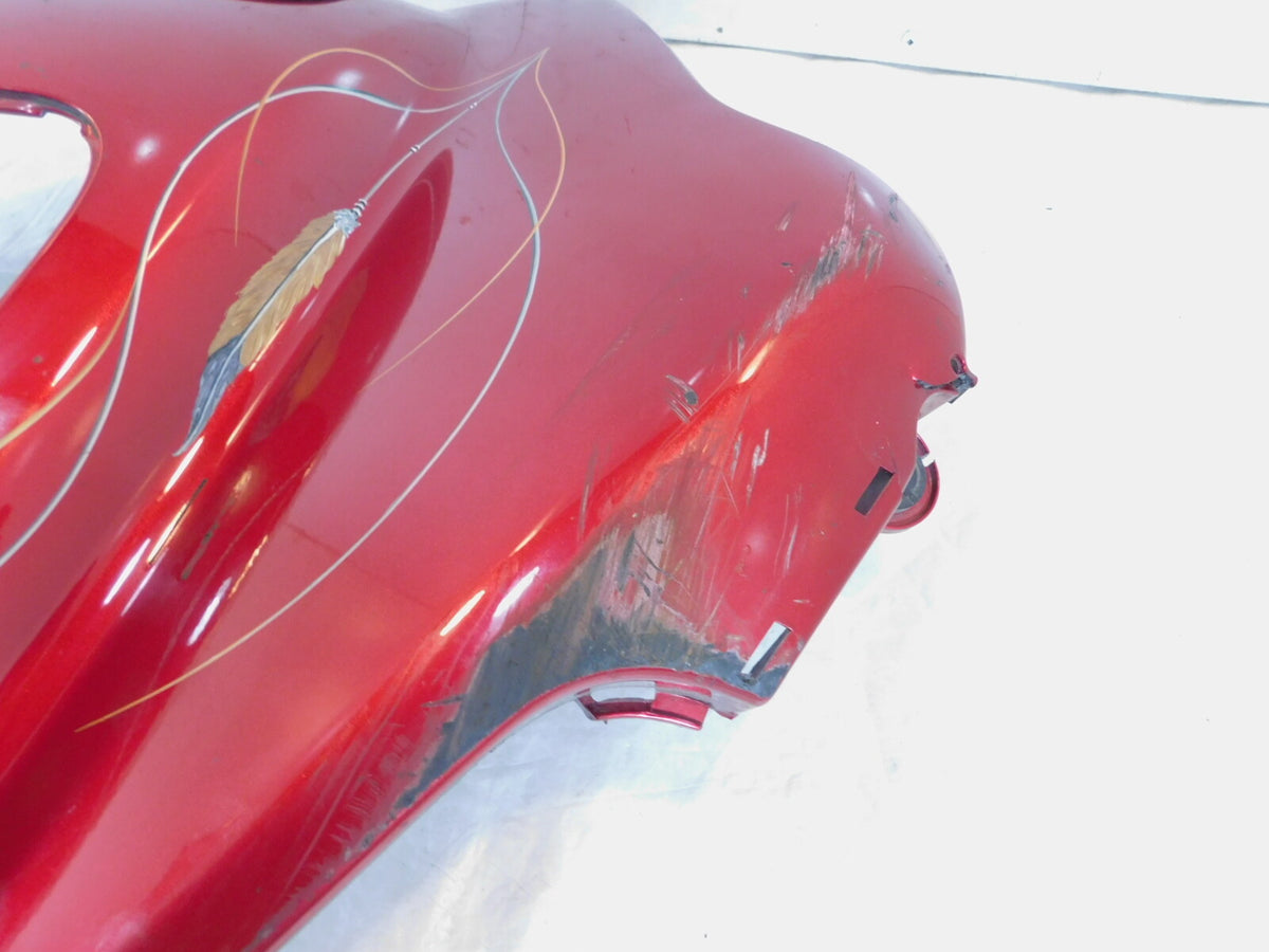 Honda GL1800 Goldwing Red Left Side Cowling Cowl Fairing Side Panel -For Parts - C3 Cycle