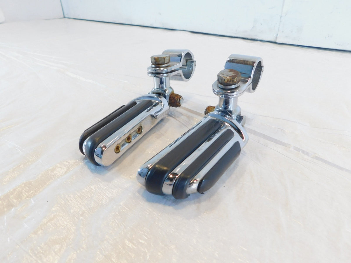 Harley Davidson Electra Glide & Road King Adjustable Highway Footrest Footpegs - C3 Cycle