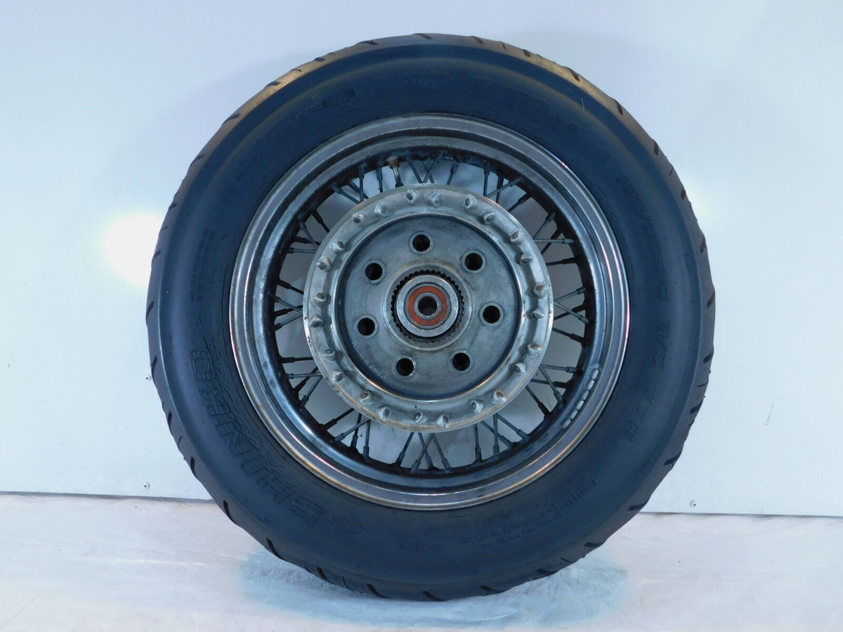 Kawasaki Vulcan 1500 Drifter Classic FI VN1500 Laced Silver Rear Wheel Rim & Hub