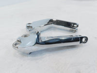 Pair Harley Dyna Wide Glide Street Bob Chrome Rear Passenger Footpeg Brackets - C3 Cycle