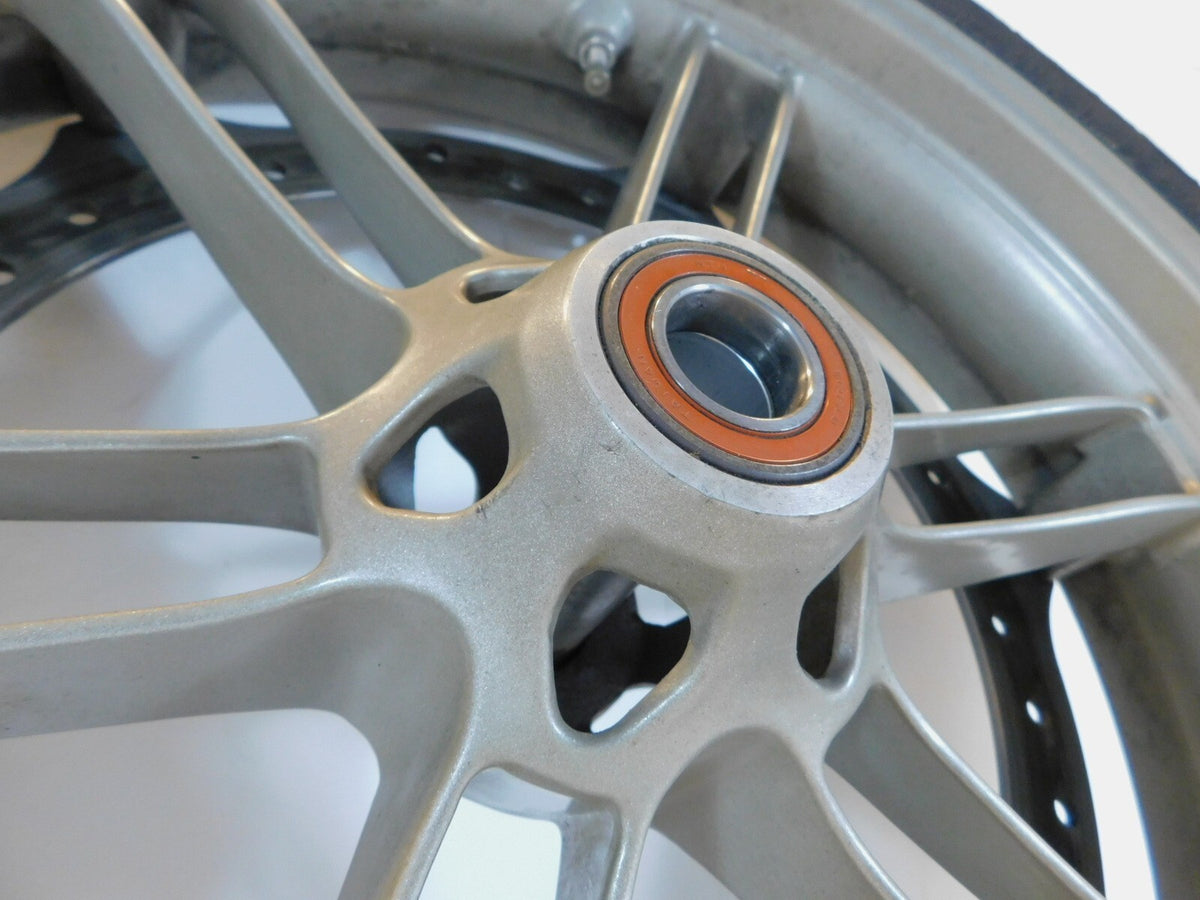 2006-2010 Buell XB XB12 XB12X Ulysses Cast 6 Spoke Front Black Wheel Rim & Tire - C3 Cycle