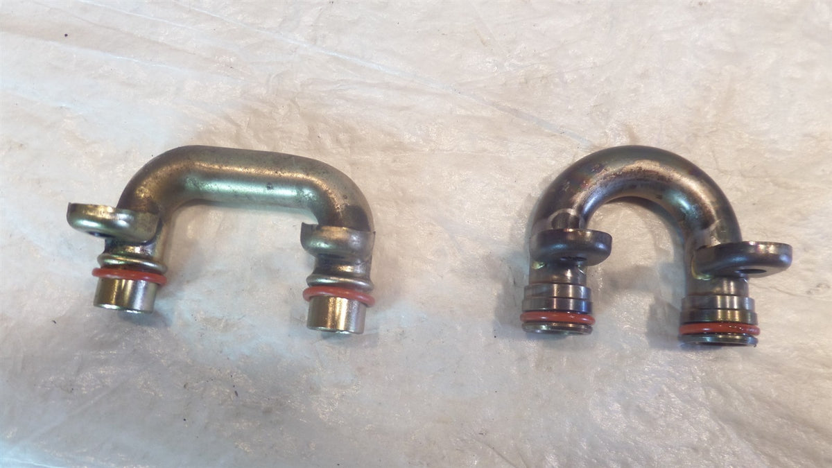 2001 & 2002 Yamaha YZFR6 R6 Engine Motor Crankcase & Oil Pump Hose Line Pipes - C3 Cycle