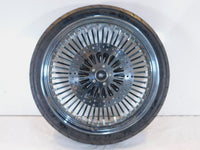 Harley Davidson EVO Touring Electra Glide Chrome Laced Front Wheel Rim & Tire
