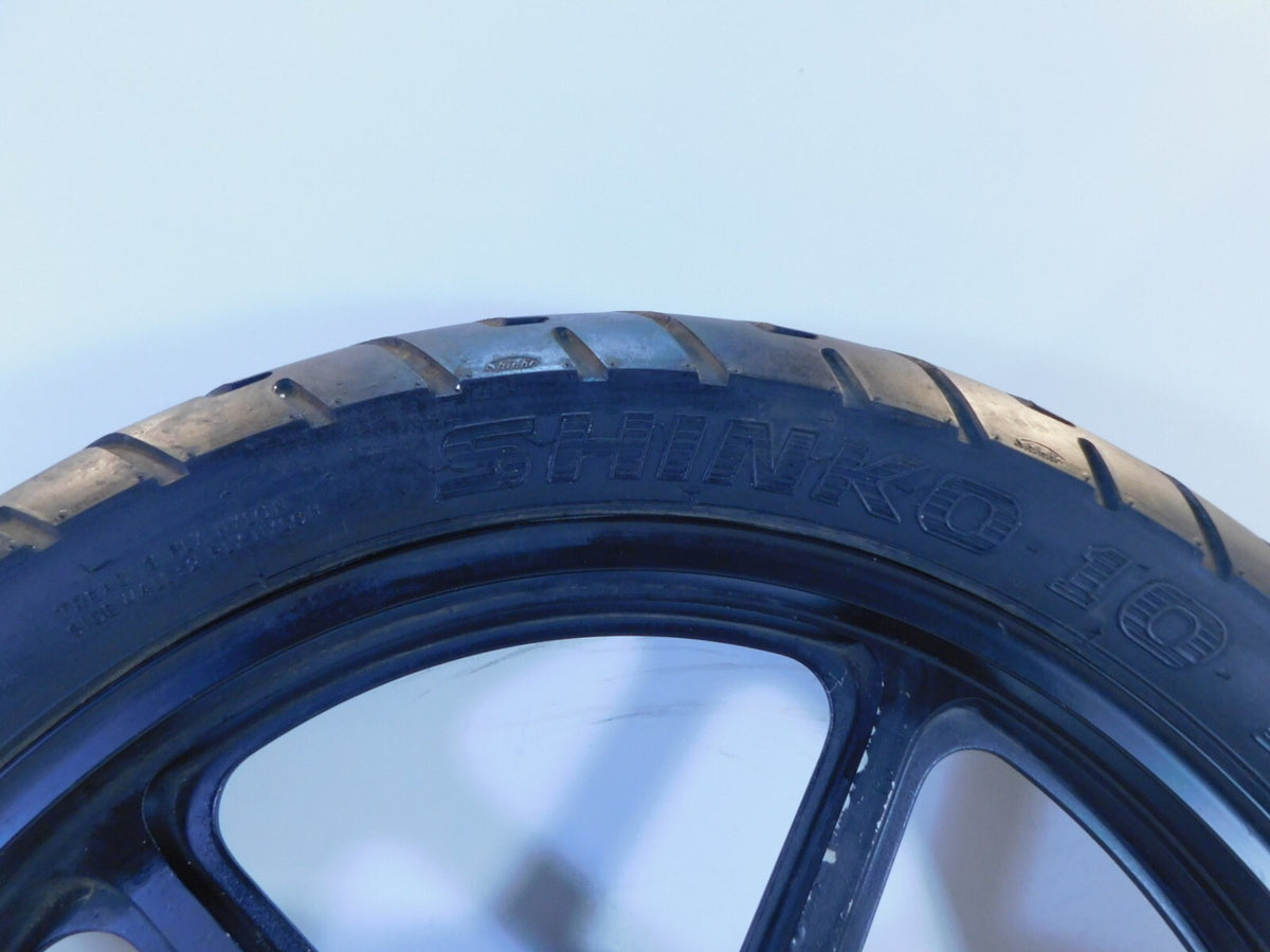 Honda VT1100 VT1100C Spirit Shadow 1100 Front Wheel Rim w/ Tire - Slightly Bent