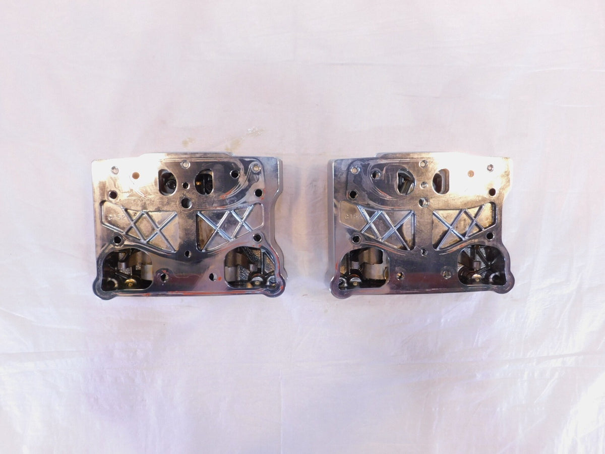 Harley Davidson Touring Dyna & Softail Chrome Cylinder Head Rocker Boxes - C3 Cycle