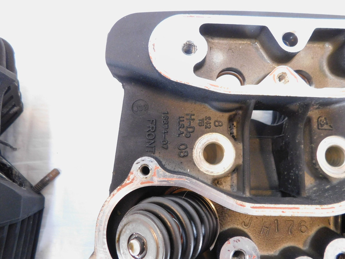 2009-2010 Buell XB XB12 Firebolt Lighting Ulysses Black Cylinder Heads & Valves - C3 Cycle