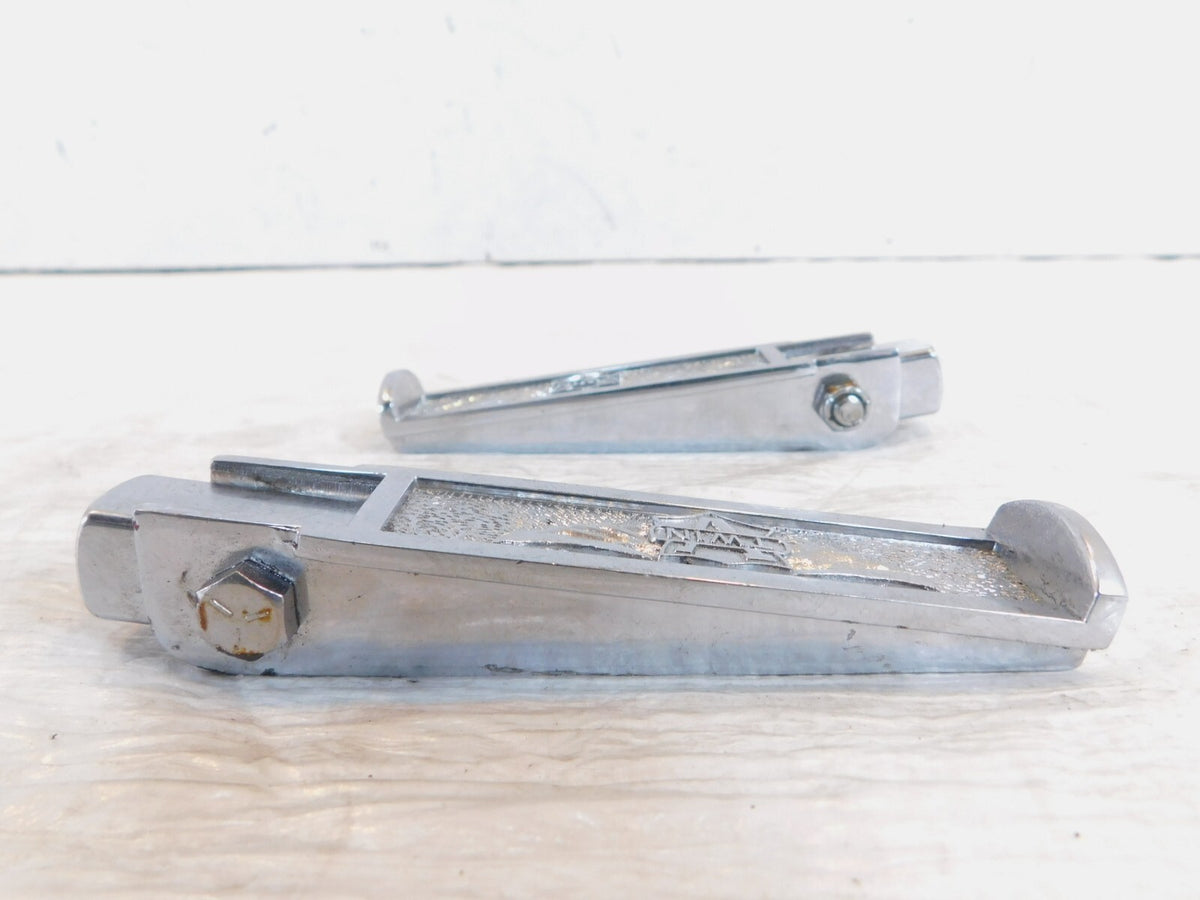 Harley Davidson Logo Touring Electra Glide & Road King Highway Footrest Footpegs - C3 Cycle