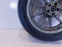 Harley Davidson Dyna Softail Sportster 883 1200 Silver Cast Rear Tire Wheel Rim - C3 Cycle