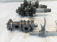 1990-1996 Kawasaki KL650 KLR650 Transmission Gears w/ Shifter Drum & Forks - C3 Cycle