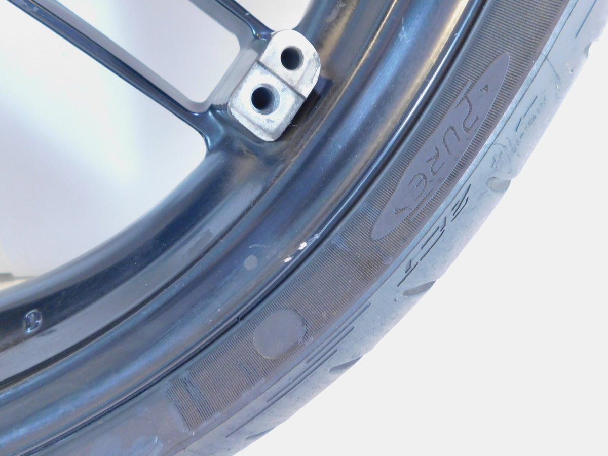 Buell XB9R XB12R Firebolt & Lightning & 1125R Black Front Wheel Rim Rotor & Tire - C3 Cycle
