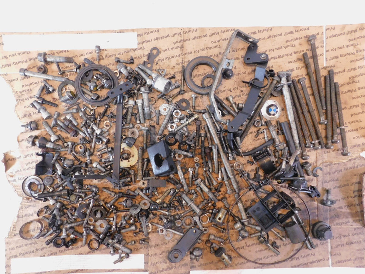 2003 03 BMW K1200 GT K1200GT Misc Hardware Nuts Bolts Brackets Parts Box Lot - C3 Cycle