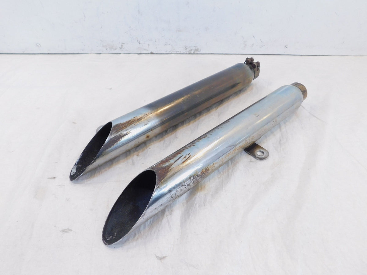 2000 & 2001 Victory Deluxe & Standard V92 Cruiser Exhaust Header Pipe Mufflers - C3 Cycle